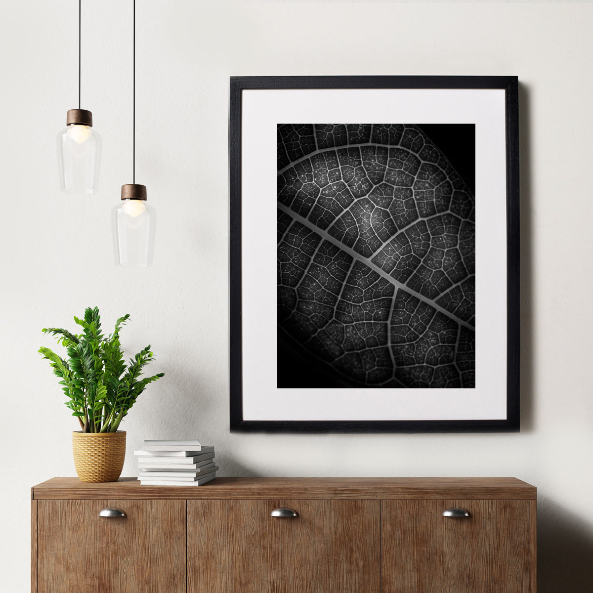 The leaf; Framed & Mounted Print